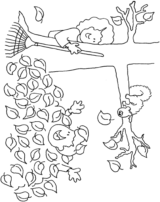 Coloring page: Fall season (Nature) #164113 - Free Printable Coloring Pages