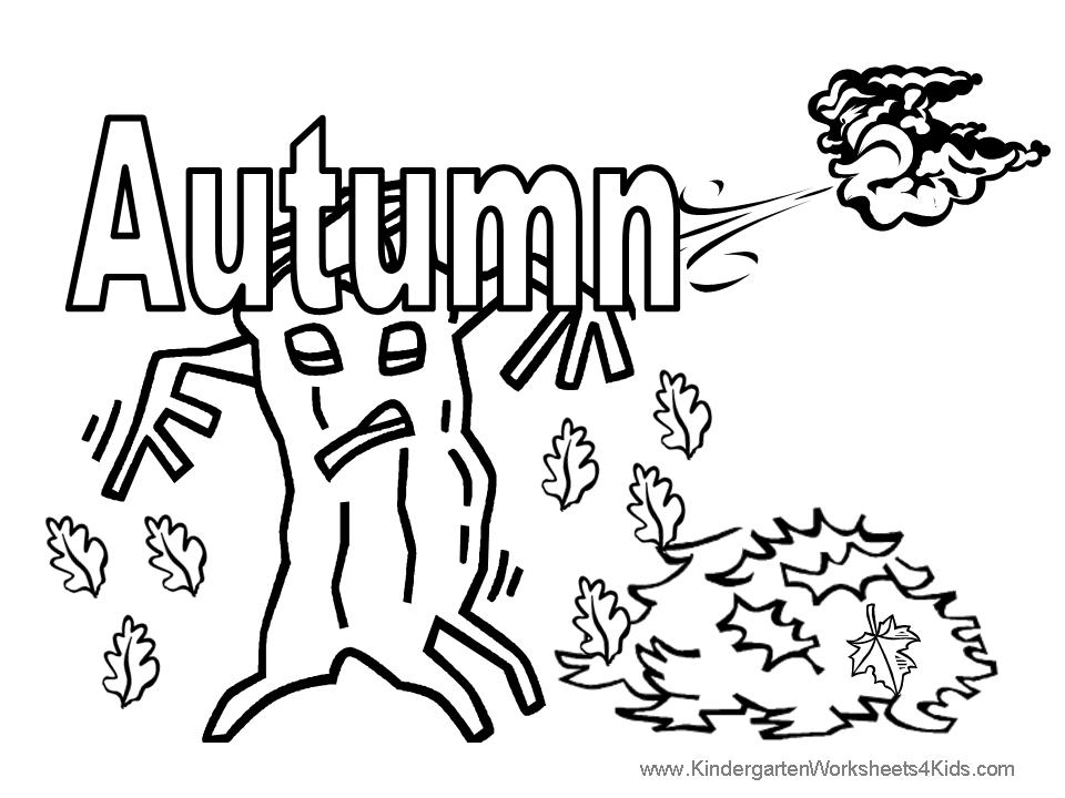 Coloring page: Fall season (Nature) #164123 - Free Printable Coloring Pages