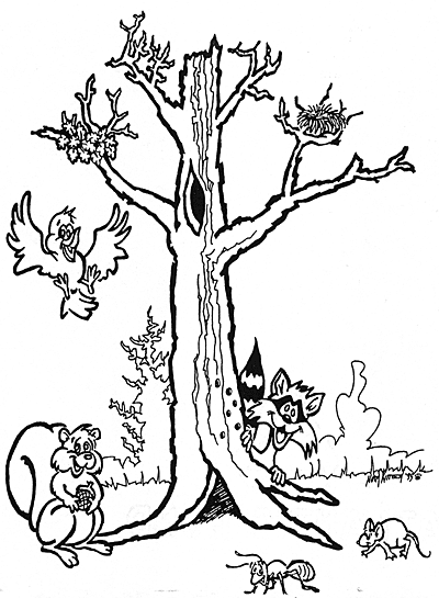 Coloring page: Fall season (Nature) #164127 - Free Printable Coloring Pages