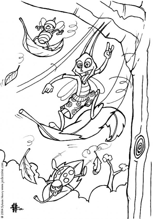 Coloring page: Fall season (Nature) #164144 - Free Printable Coloring Pages