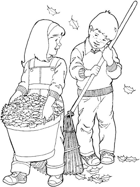 Coloring page: Fall season (Nature) #164153 - Free Printable Coloring Pages