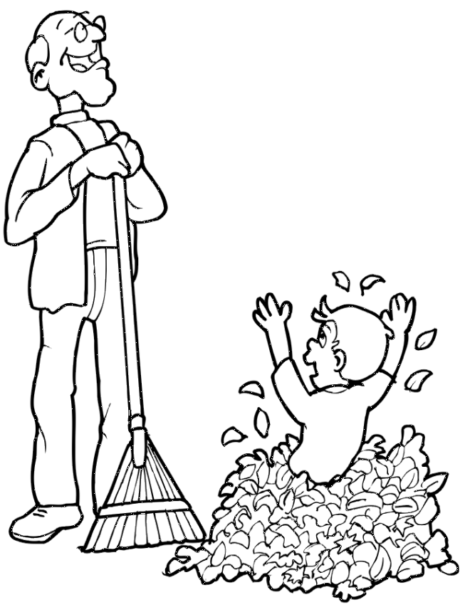 Coloring page: Fall season (Nature) #164181 - Free Printable Coloring Pages