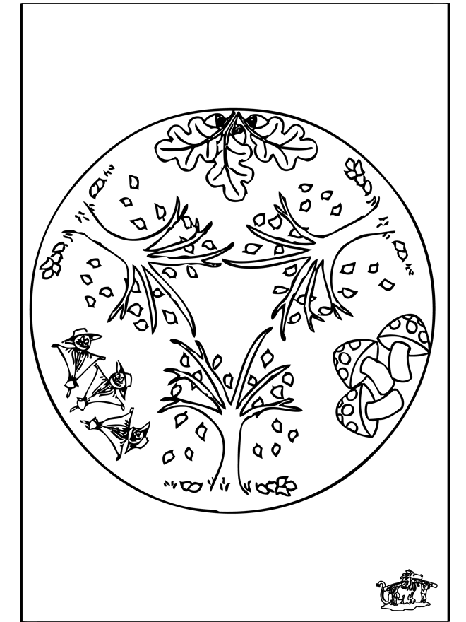 Coloring page: Fall season (Nature) #164189 - Free Printable Coloring Pages