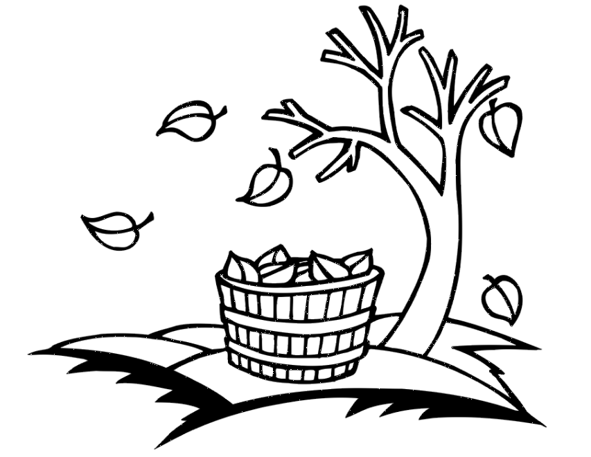 Coloring page: Fall season (Nature) #164190 - Free Printable Coloring Pages