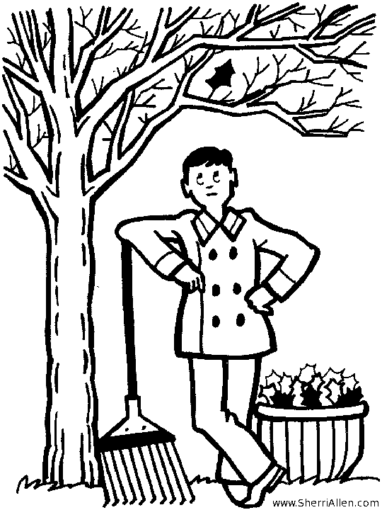 Coloring page: Fall season (Nature) #164205 - Free Printable Coloring Pages