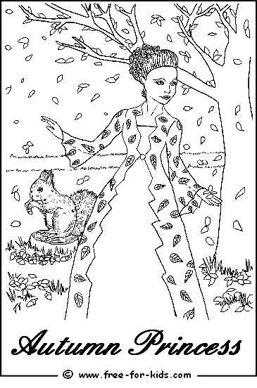 Coloring page: Fall season (Nature) #164209 - Free Printable Coloring Pages