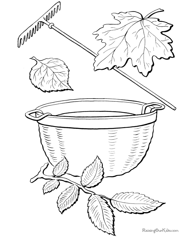 Coloring page: Fall season (Nature) #164220 - Free Printable Coloring Pages