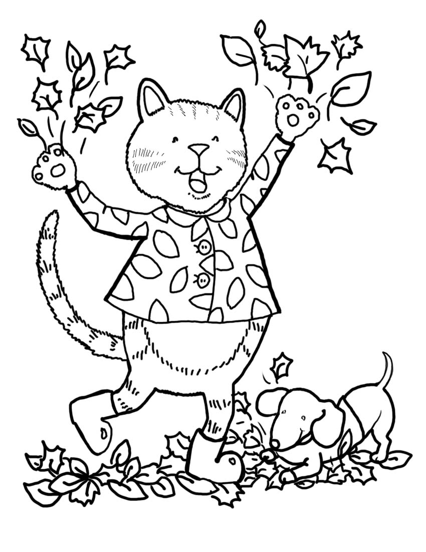 Coloring page: Fall season (Nature) #164230 - Free Printable Coloring Pages