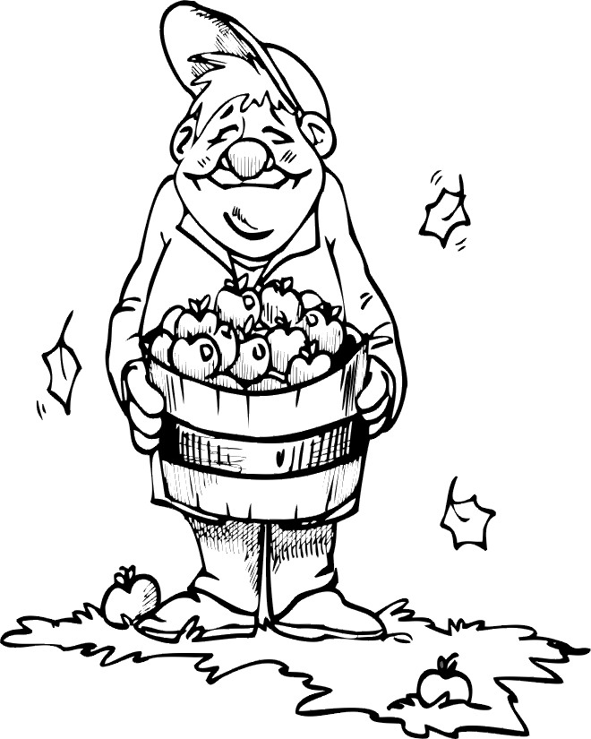 Coloring page: Fall season (Nature) #164239 - Free Printable Coloring Pages