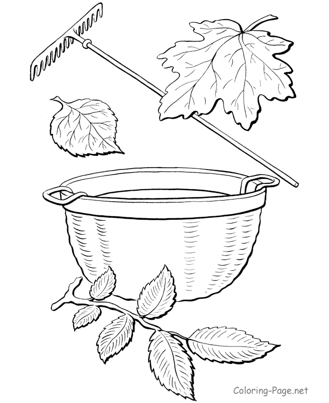 Coloring page: Fall season (Nature) #164283 - Free Printable Coloring Pages