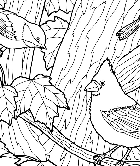 Coloring page: Fall season (Nature) #164298 - Free Printable Coloring Pages