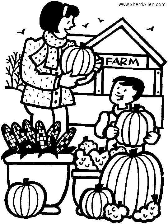 Coloring page: Fall season (Nature) #164336 - Free Printable Coloring Pages