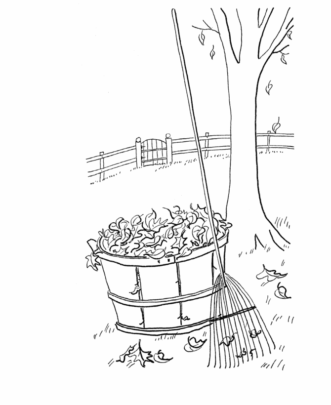 Coloring page: Fall season (Nature) #164352 - Free Printable Coloring Pages