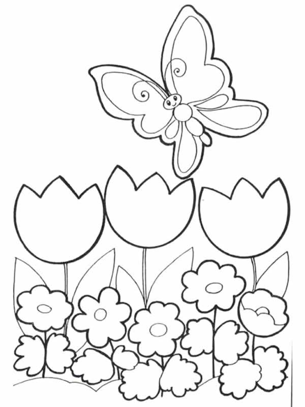 Coloring page: Flowers (Nature) #154980 - Free Printable Coloring Pages