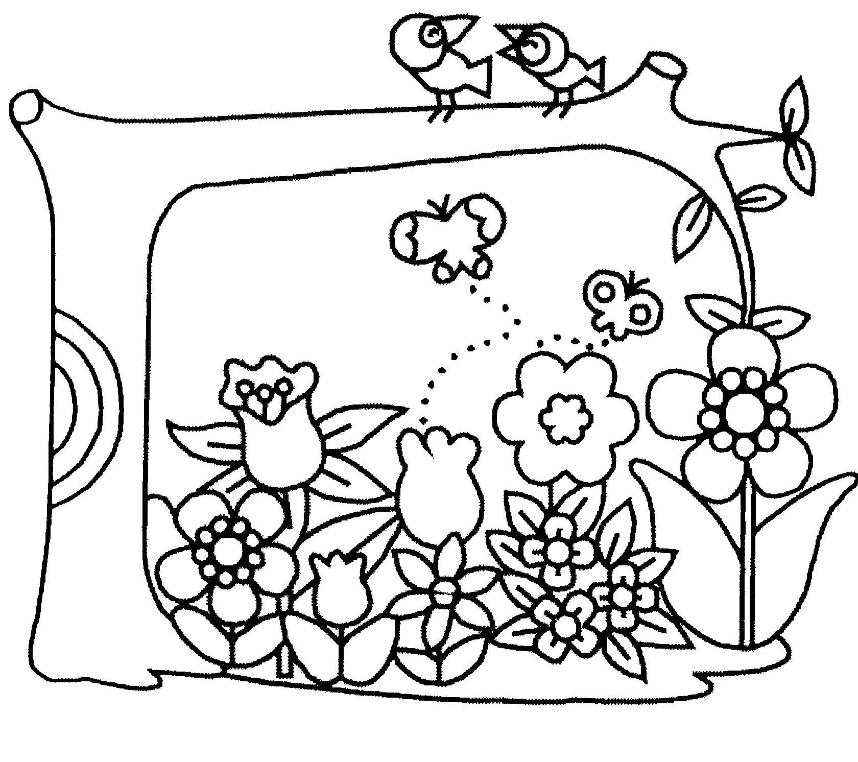 Coloring page: Flowers (Nature) #155013 - Free Printable Coloring Pages