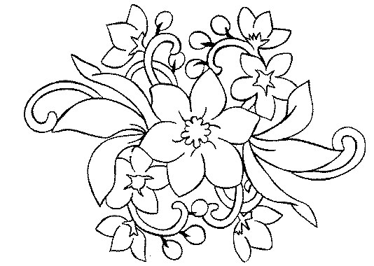 Coloring page: Flowers (Nature) #155043 - Free Printable Coloring Pages