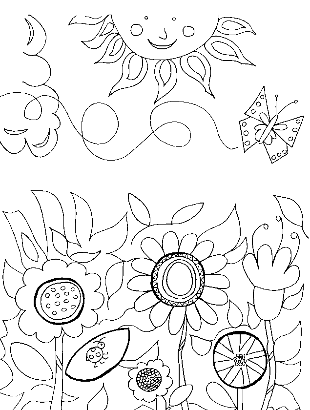 Coloring page: Flowers (Nature) #155046 - Free Printable Coloring Pages