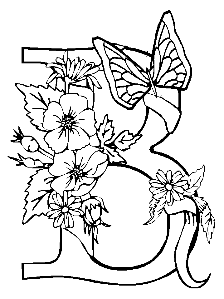 Coloring page: Flowers (Nature) #155059 - Free Printable Coloring Pages