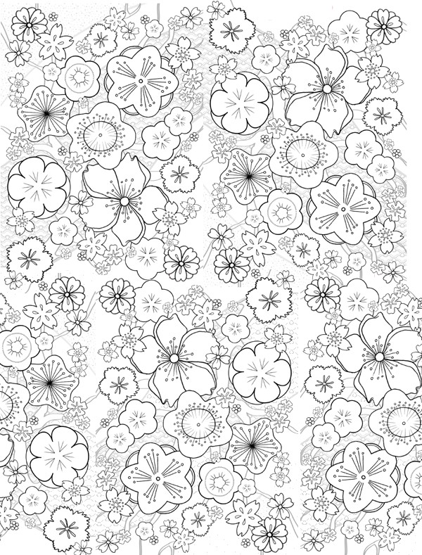 Coloring page: Flowers (Nature) #155062 - Free Printable Coloring Pages