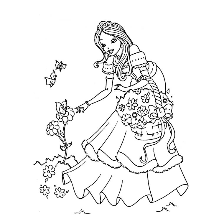 Coloring page: Flowers (Nature) #155115 - Free Printable Coloring Pages