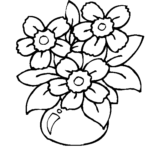 Coloring page: Flowers (Nature) #155122 - Free Printable Coloring Pages