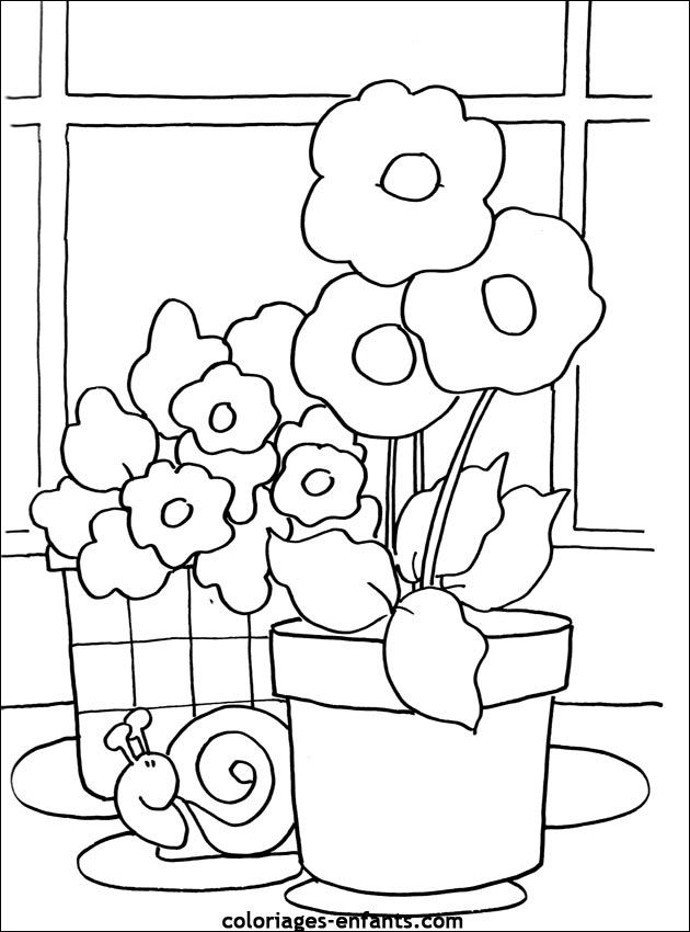 Coloring page: Flowers (Nature) #155129 - Free Printable Coloring Pages