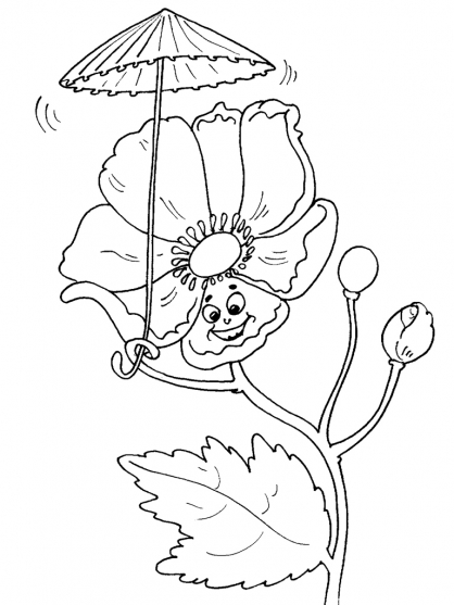 Coloring page: Flowers (Nature) #155137 - Free Printable Coloring Pages