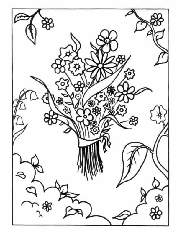 Coloring page: Flowers (Nature) #155145 - Free Printable Coloring Pages