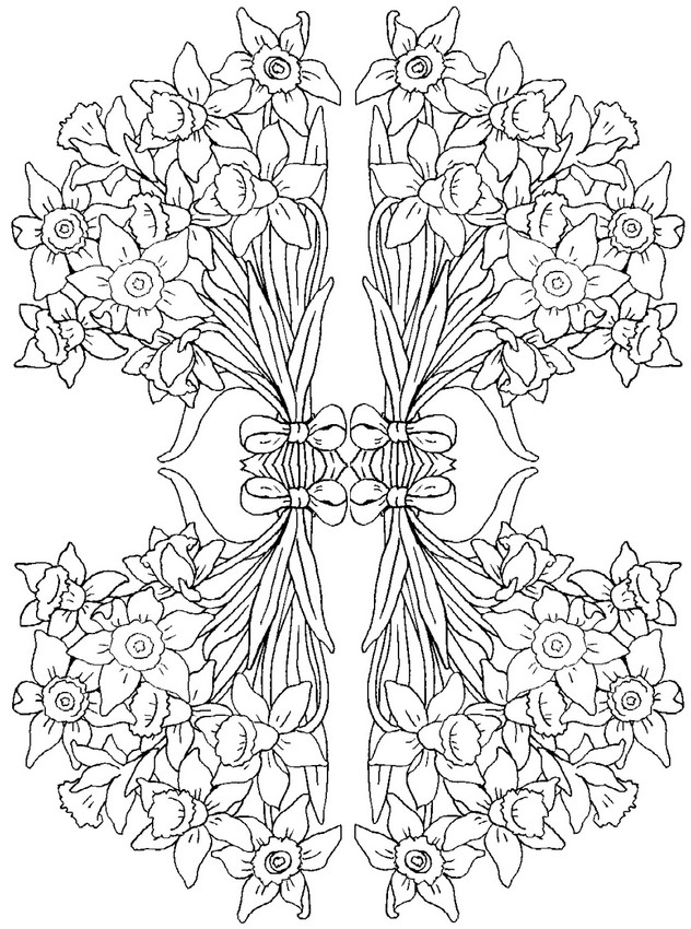 Coloring page: Flowers (Nature) #155147 - Free Printable Coloring Pages