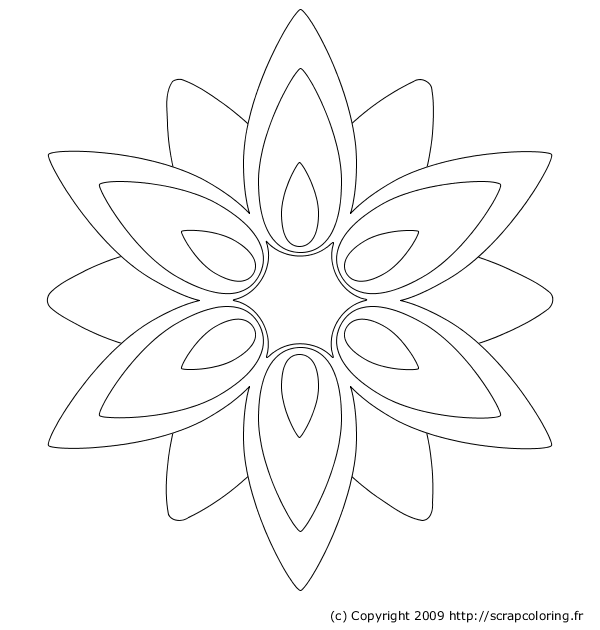 Coloring page: Flowers (Nature) #155176 - Free Printable Coloring Pages