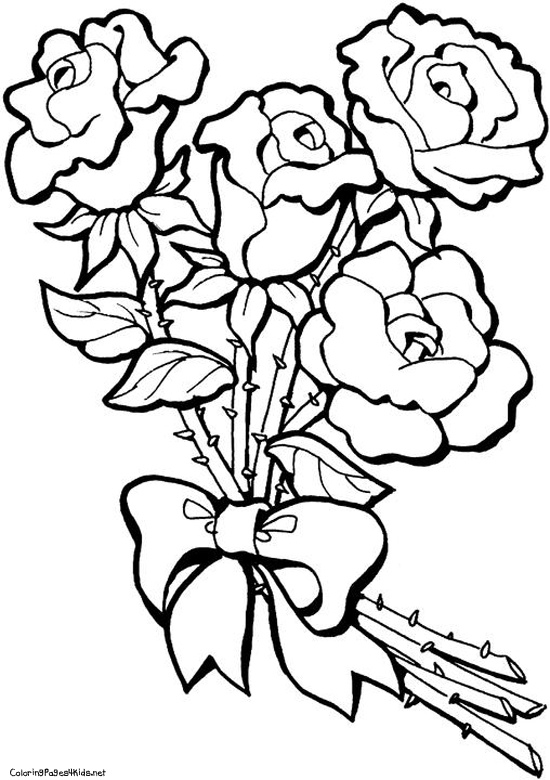 Coloring page: Flowers (Nature) #155230 - Free Printable Coloring Pages