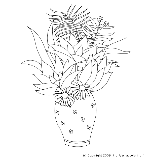 Coloring page: Flowers (Nature) #155232 - Free Printable Coloring Pages