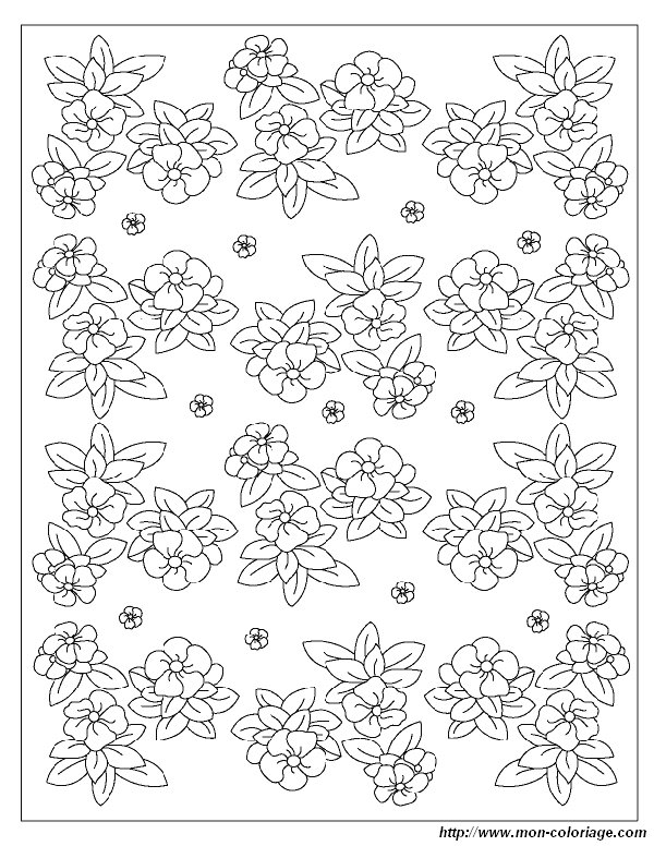 Coloring page: Flowers (Nature) #155266 - Free Printable Coloring Pages