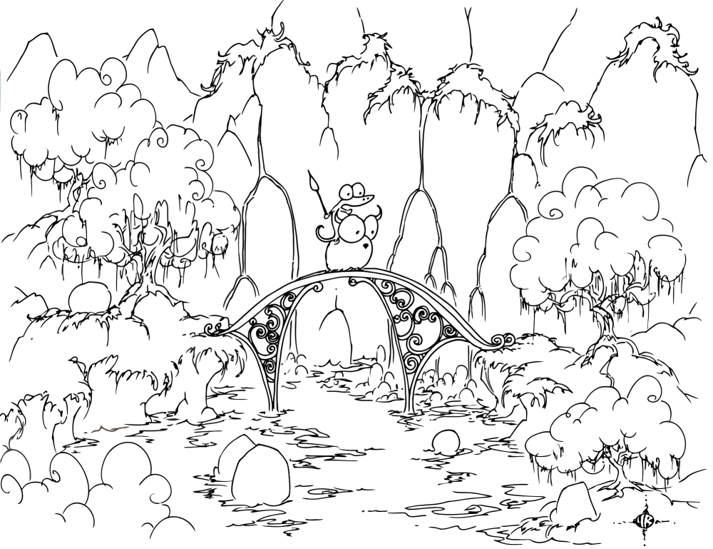 Coloring page: Forest (Nature) #157033 - Free Printable Coloring Pages