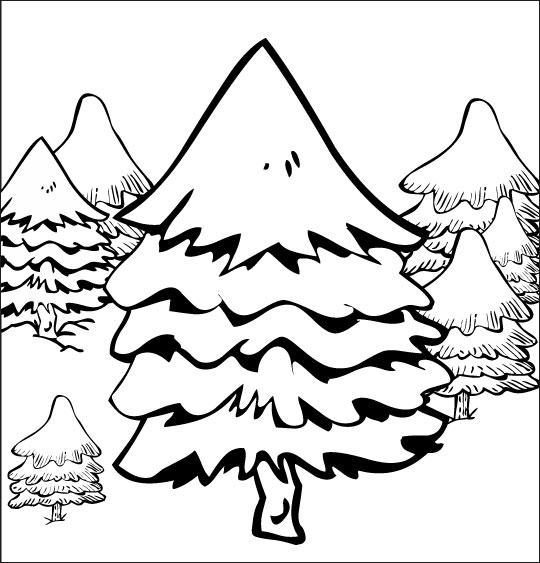 Coloring page: Forest (Nature) #157051 - Free Printable Coloring Pages