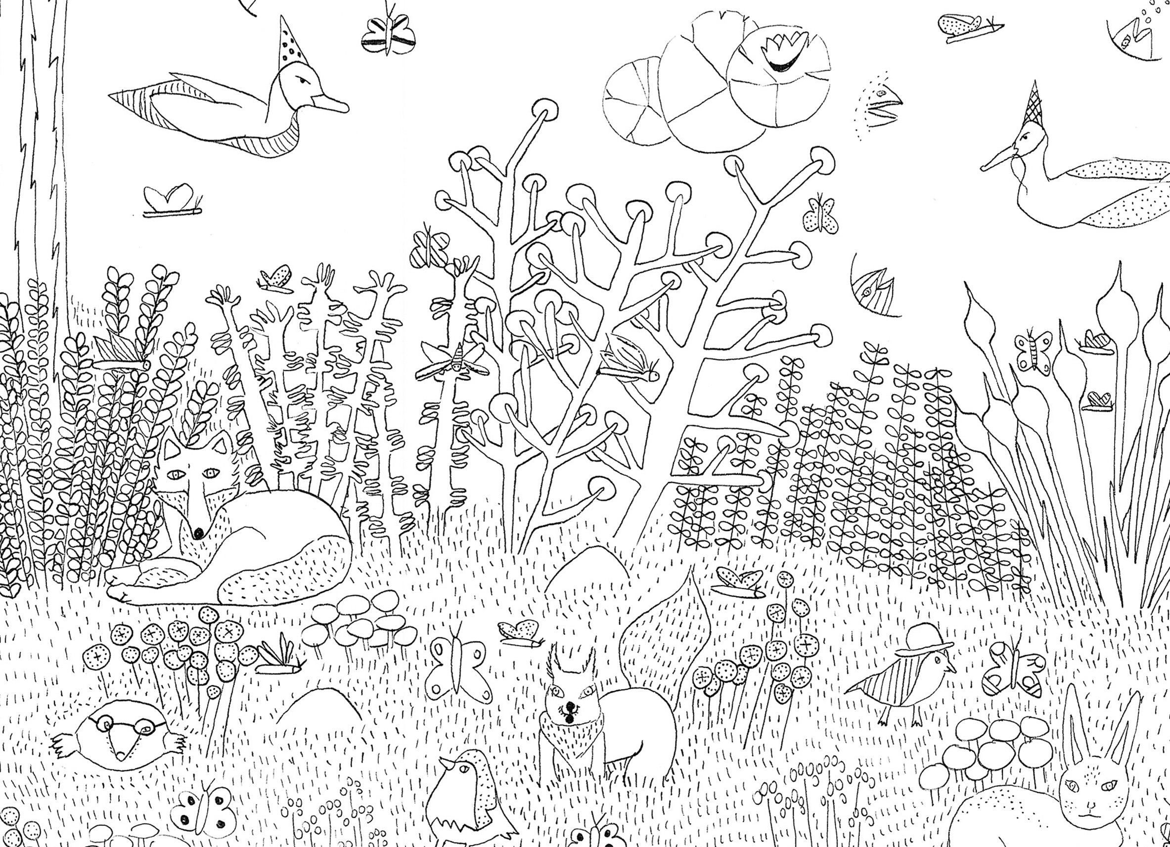 Coloring page: Forest (Nature) #157113 - Free Printable Coloring Pages