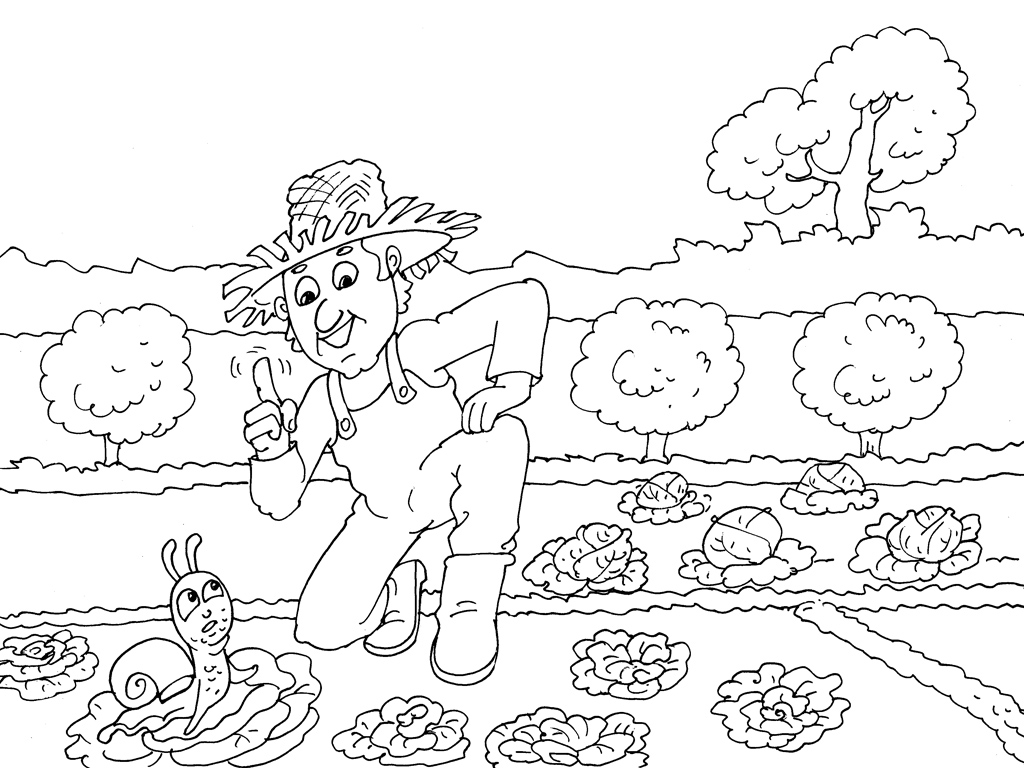Coloring page: Garden (Nature) #166325 - Free Printable Coloring Pages