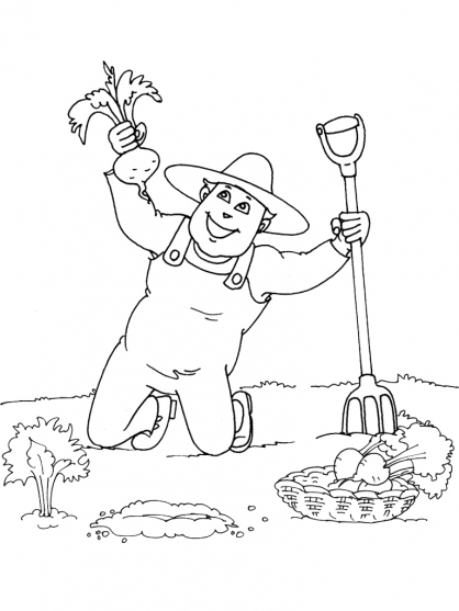 Coloring page: Garden (Nature) #166339 - Free Printable Coloring Pages