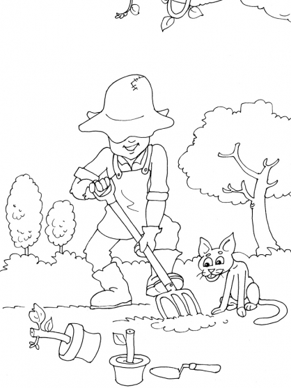 Coloring page: Garden (Nature) #166342 - Free Printable Coloring Pages