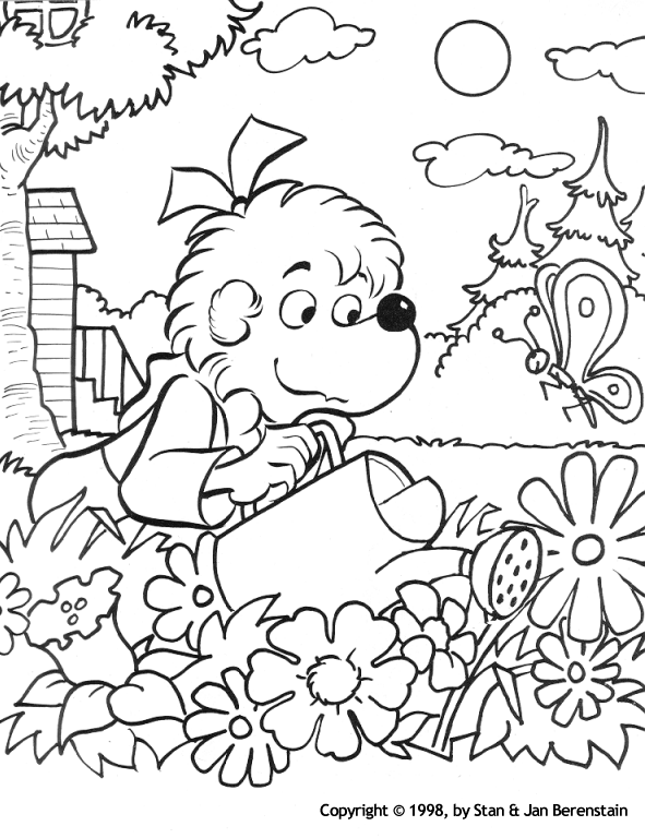 Coloring page: Garden (Nature) #166365 - Free Printable Coloring Pages