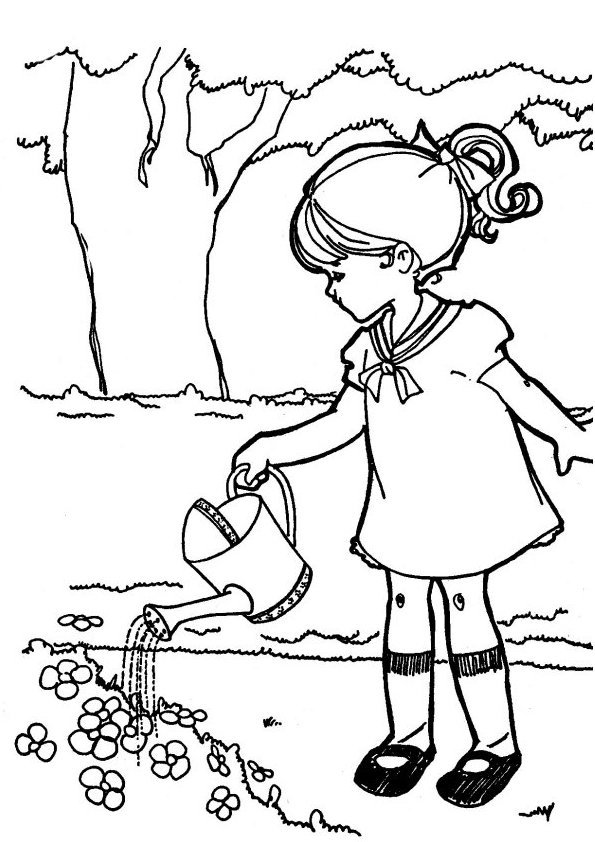 Coloring page: Garden (Nature) #166381 - Free Printable Coloring Pages