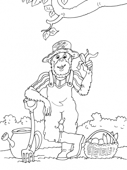 Coloring page: Garden (Nature) #166416 - Free Printable Coloring Pages