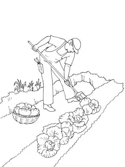 Coloring page: Garden (Nature) #166453 - Free Printable Coloring Pages