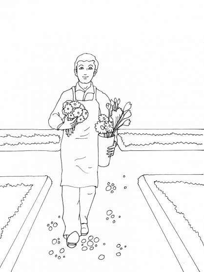 Coloring page: Garden (Nature) #166454 - Free Printable Coloring Pages