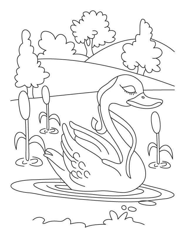 Coloring page: Lake (Nature) #166076 - Free Printable Coloring Pages