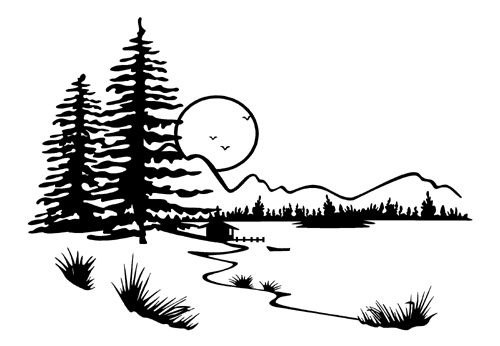 Coloring page: Lake (Nature) #166133 - Free Printable Coloring Pages