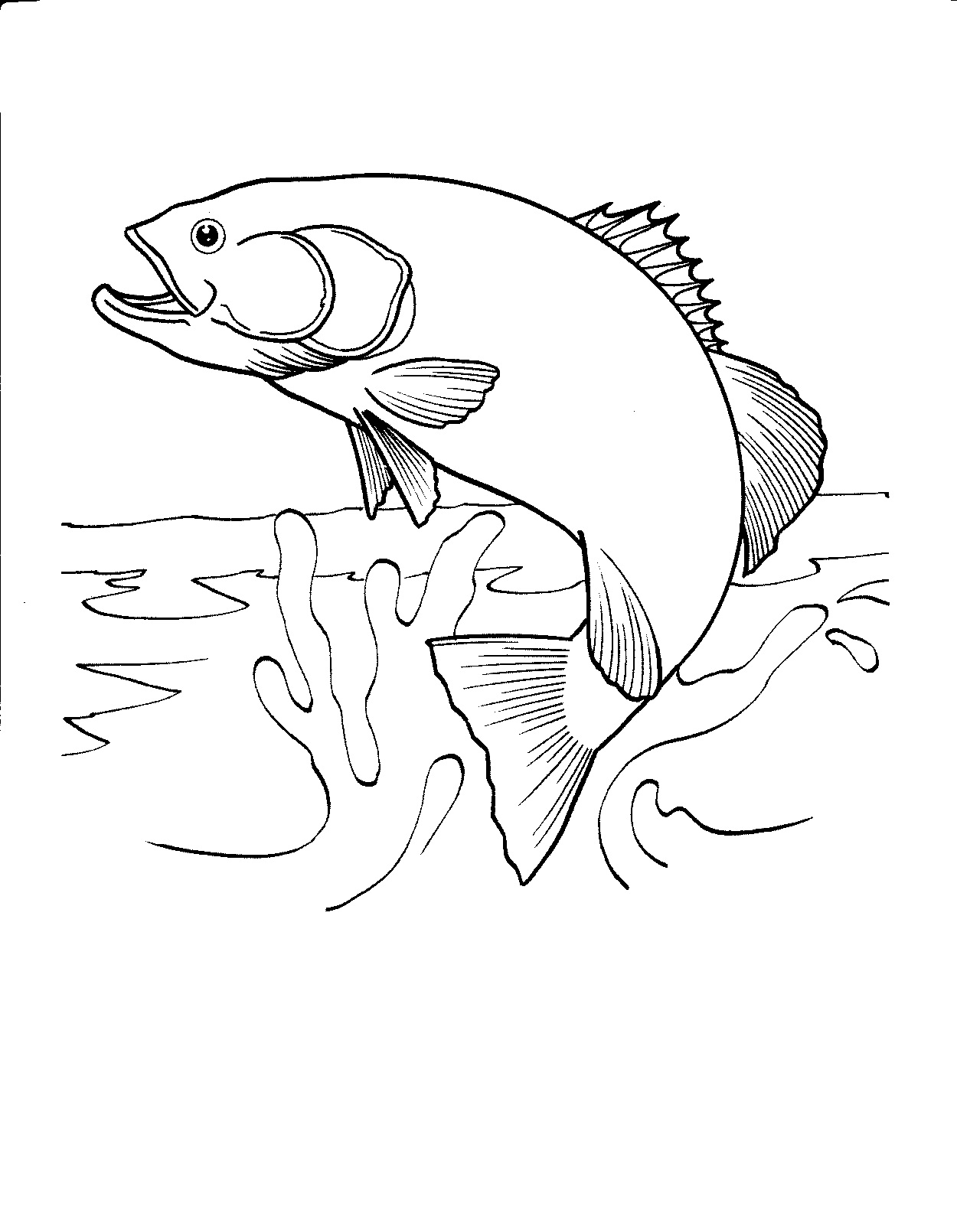 Coloring page: Lake (Nature) #166154 - Free Printable Coloring Pages