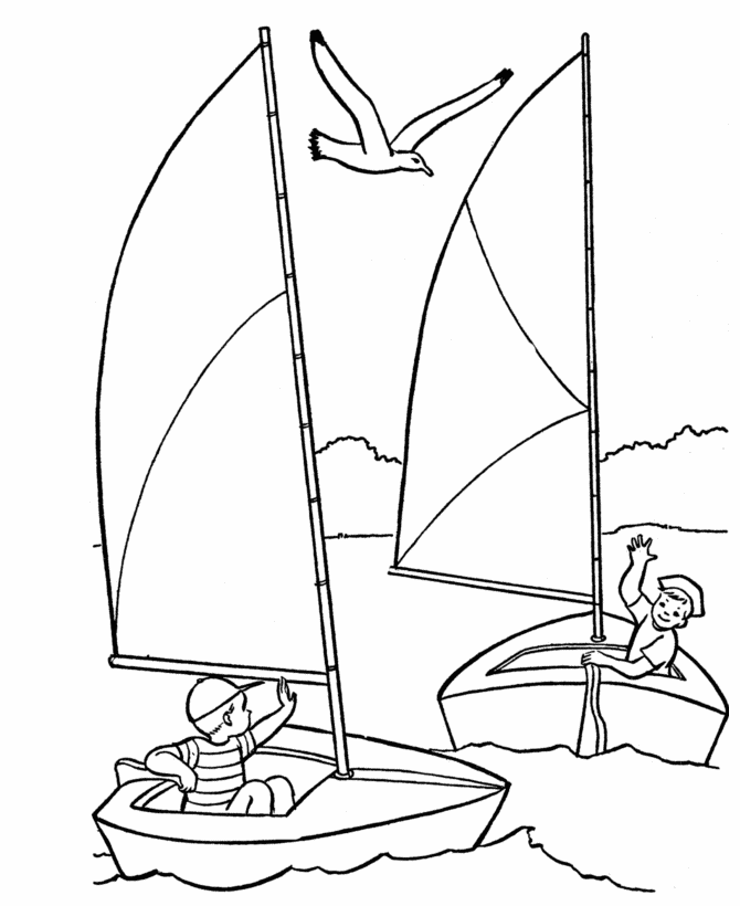 Coloring page: Lake (Nature) #166212 - Free Printable Coloring Pages