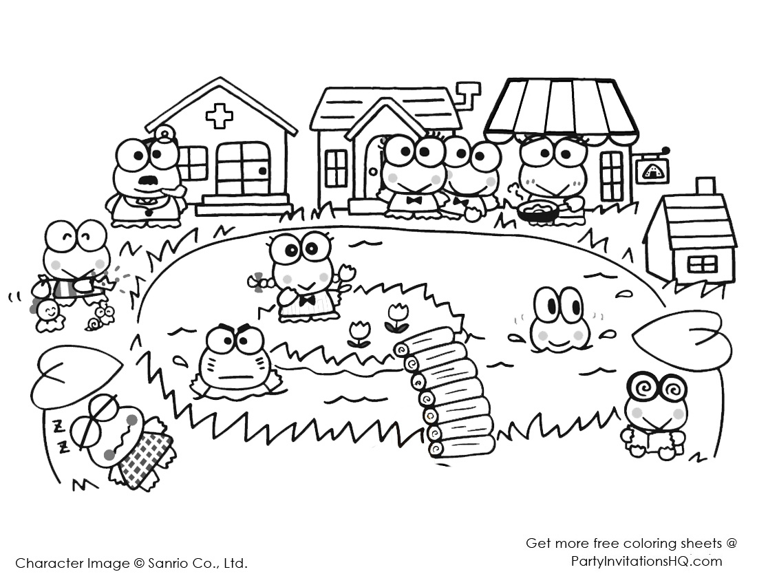 Coloring page: Lake (Nature) #166213 - Free Printable Coloring Pages