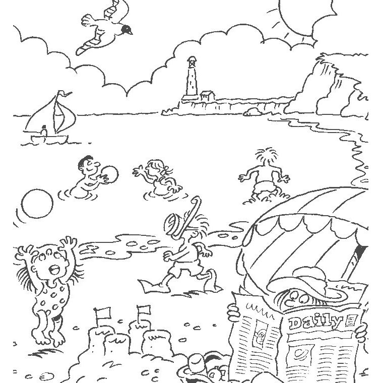 Coloring page: Landscape (Nature) #165812 - Free Printable Coloring Pages